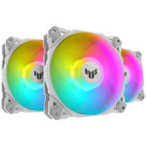 Wentylator Asus TUF Gaming TF120 ARGB Biały 3-pack + Hub (90DA0033-B09030)