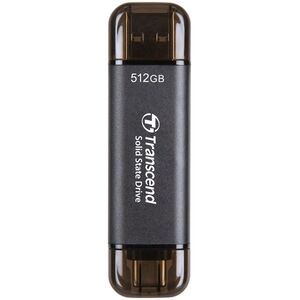 Dysk zewnętrzny SSD Transcend ESD310C 512GB Czarny (TS512GESD310C)