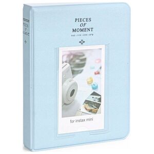 LoveInstant Album na Zdjęcia 64 szt. do Fujifilm INSTAX Mini 12 11 40 9 8 7s EVO LiPlay Link 2 SE / Pastelowy Niebieski