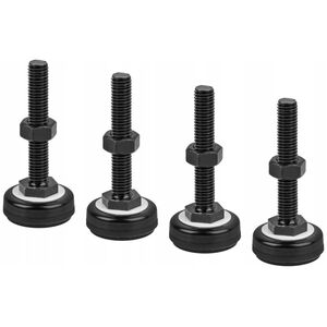 Lanberg Zestaw nóżek poziomujšcych M10 do szaf AK-1602-B