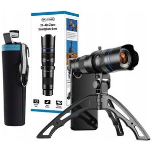 Luneta Apexel Monokular Luneta Obiektyw Tele Hd Do Telefonu / Smartfona Zoom 20-40x / Apl-js2040x