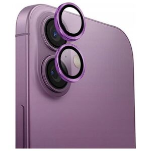 Uniq UNIQ Optix Aluminium Camera Lens Protector iPhone 16 6.1" / 16 Plus 6.7" grape pink szkło na obiektyw aparatu z aplikatorem