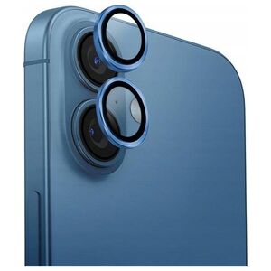 Uniq UNIQ Optix Aluminium Camera Lens Protector iPhone 16 6.1" / 16 Plus 6.7" pearl blue szkło na obiektyw aparatu z aplikatorem
