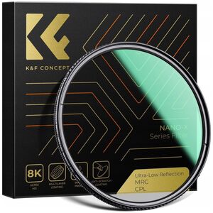 Filtr Kf FILTR Polaryzacyjny CPL K&F CONCEPT NANO-X Ultra-Low Reflection 55mm 55 mm / KF01.2475