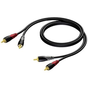 Kabel Procab RCA (Cinch) x2 - RCA (Cinch) x2 3m czarny (CLA800/3)