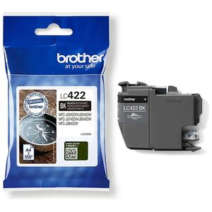 Brother Μελάνι Black Inkjet Cartridge (LC422BK) (BROLC422BK) έως 12 άτοκες Δόσεις