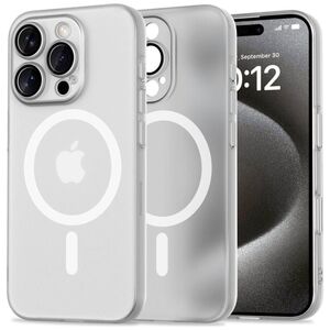Case IPHONE 16 PRO Tech-Protect Magslim MagSafe Matte white 5906302311286