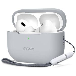 Case APPLE AIRPODS PRO 1 / 2 Tech-Protect Silicone Crayon gray 5906302313679
