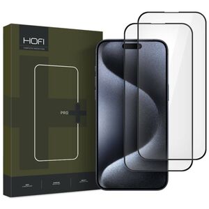 Tempered Glass IPHONE 16 HOFI Glass Pro+ 2-pack black 5906302310821