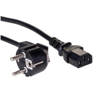 Kabel zasilający Akyga Wtyk kątowy 1.5m (AK-PC-01A)