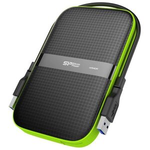 Dysk zewnętrzny HDD Silicon Power Armor A60 5TB Czarno-zielony (SP050TBPHDA60S3K)