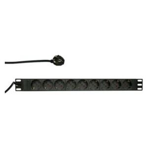 LogiLink Listwa zasilająca PDU 19" 1U 9x Schuko CEE 7/3 (PDU9C03)