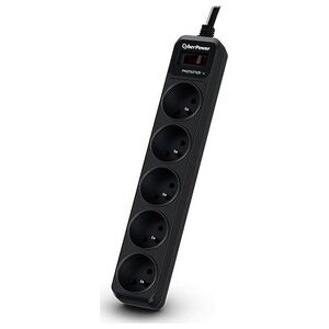 Listwa zasilająca CyberPower przeciwprzepięciowa 5 gniazd 1.8 m czarna (B0520SC0-FR)