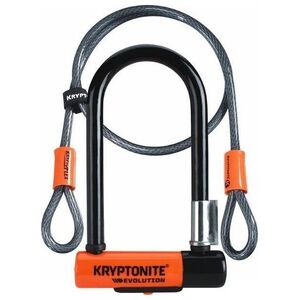 Kryptonite Zapięcie U-lock Evolution Mini 7 8.3x17.8 cm + linka Kryptoflex 10mm/120 uniwersalny