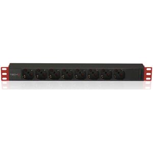 Techly Listwa zasilająca PDU Rack 19" 1U 8x Schuko 2m (I-CASE STRIP-81V2)