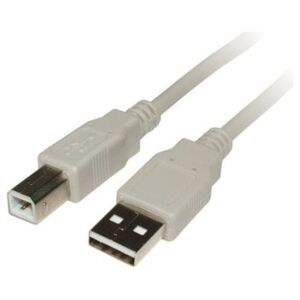 Kabel USB PremiumCord USB-A - USB-B 0.5 m Szary (ku2ab05)