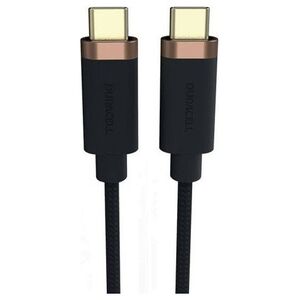 Kabel USB Duracell USB-C - USB-C 1 m Czarny (USB7030A)