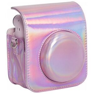 Pokrowiec LoveInstant Futerał Etui Pokrowiec Do Fujifilm Instax Mini 12 / Różowy Błysk