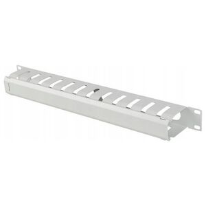 Organizer Lanberg Organizer kabli Lanberg AK-1704-S 19" 1U z zaślepką typ A szary