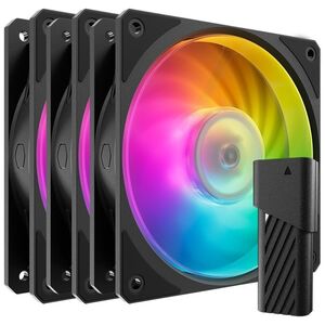 Wentylator Cooler Master Mobius 120P ARGB czarny 3-pack (MFZ-M2DN-243P2-R1)