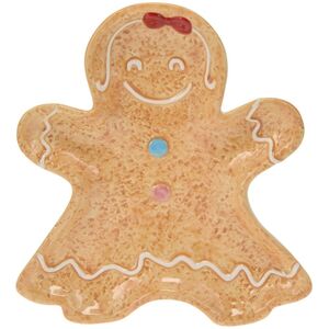 Home Styling Collection Świąteczne naczynie w kształcie piernika, 22 x 19 cm, COOKIE