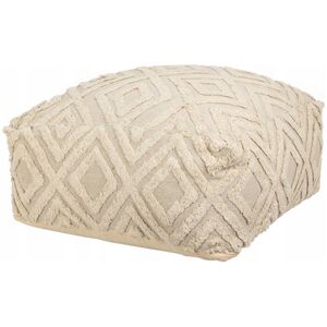 Home Styling Collection Pufa dekoracyjna z tuftowanym wzorem, 60 x 25 cm