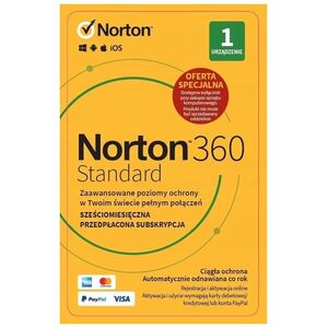 Norton 360 Standard PL 1 - device - licencja na 6 miesięcy