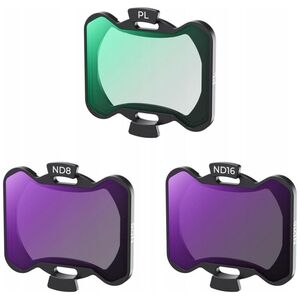 Kf Zestaw Filtrów 3w1 Polaryzacyjny Pl Szary Nd Nd8 Nd16 Do Dji Avata 2 K&f /sku.2253