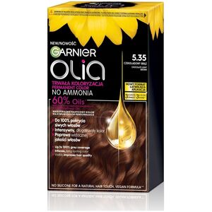 Alkotest GARNIER_Olia farba do włosów 5.35 Chocolate Light Brown