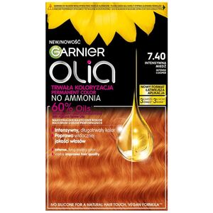 Alkotest GARNIER_Olia farba do włosów 7.40 Intense Copper