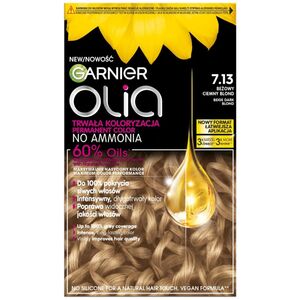 Alkotest GARNIER_Olia farba do włosów 7.13 Beige Dark Blonde