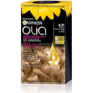 Alkotest GARNIER_Olia farba do włosów 8.31 Golden Ashy Blonde