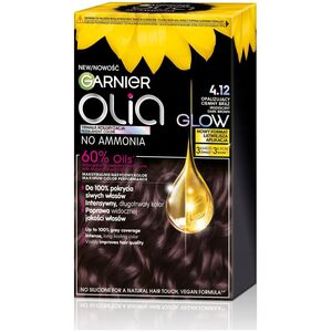 Alkotest GARNIER_Olia farba do włosów 4.12 Irisdescent Dark Brown