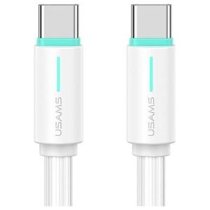 Kabel USB Usams USAMS Kabel USB-C/USB-C 1m SJ734 60W biały/white YU Series SJ734USB02 (US-SJ734)