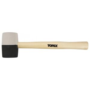 Topex Młotek gumowy rączka drewniana 680g 338mm (02A355)