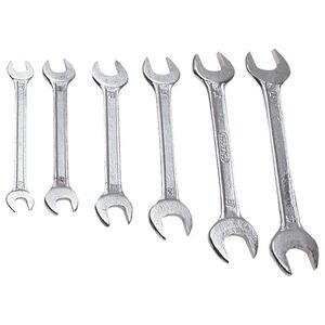 Top Tools Zestaw kluczy płasko-oczkowych 8-17mm 6szt. (35D355)
