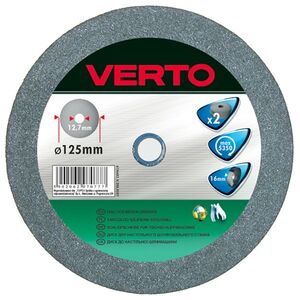 Verto Tarcza do szlifierki stołowej 125x12,7x16mm (61H603)