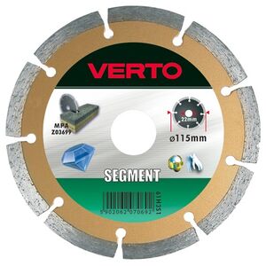 Verto Tarcza diamentowa segmentowa 180mm 61H3S8