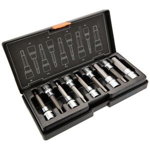 Neo Zestaw nasadek trzpieniowych imbusowych hex 1/2" H4-H17 długich 9szt. (08-706)