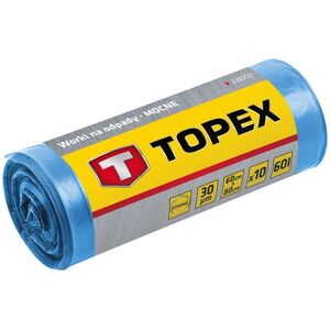 Topex Worki na odpady 120L niebieskie 10szt. (23B258)