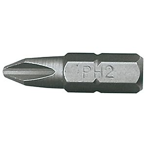 Topex Końcówki wkrętakowe PH2x25mm 10szt. - 39D314