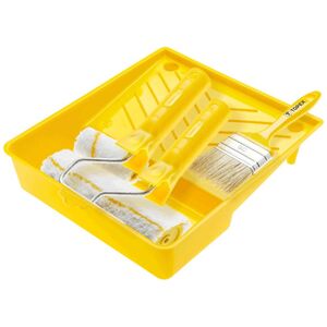 Topex Zestaw malarski wałek 18cm + wałek 10cm + kuweta + pędzel (20B806)