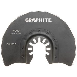 Graphite Tarcza półokrągła HCS do drewna 85mm (56H002)
