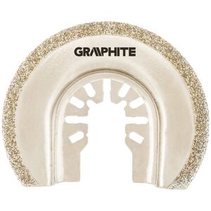 Graphite Tarcza półokrągła HCS do ceramiki 65mm galwaniczne pokrycie nasypem diamentowym (56H063)