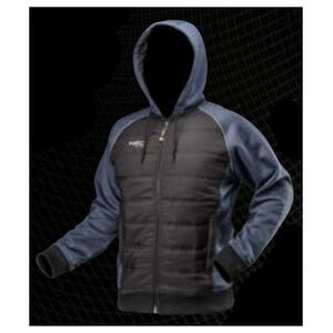 Neo Bluza dziana ocieplana z kapturem czarno-granatowa rozmiar XL (81-556-XL)