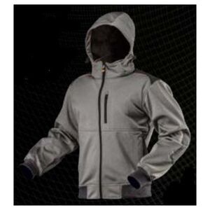 Neo Kurtka robocza softshell z kapturem odpinanym szara rozmiar XXXL (81-551-XXXL)