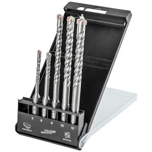 Wiertło Topex do betonu SDS+ 5 6 10 12 8mm 5szt. (57H572)