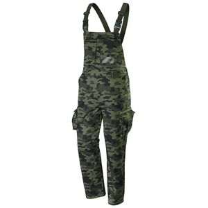 Neo Spodnie robocze na szelkach (Ogrodniczki robocze CAMO, rozmiar XL)