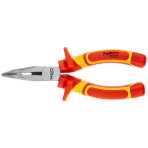 Neo szczypce wydłużone wygięte 160mm 1000V polerowane (01-227)