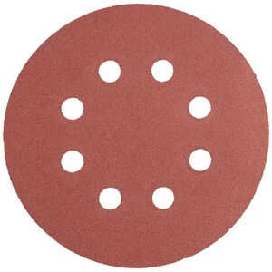 Graphite Krążki ścierne (Krążki ścierne 125 mm, K240 5 szt., z 8 otworami)